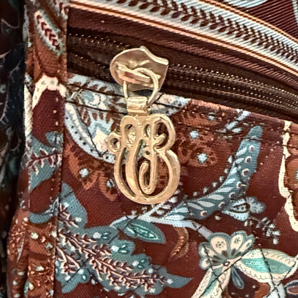 Vera Bradley Java Blue Rolling Suitcase - image 3